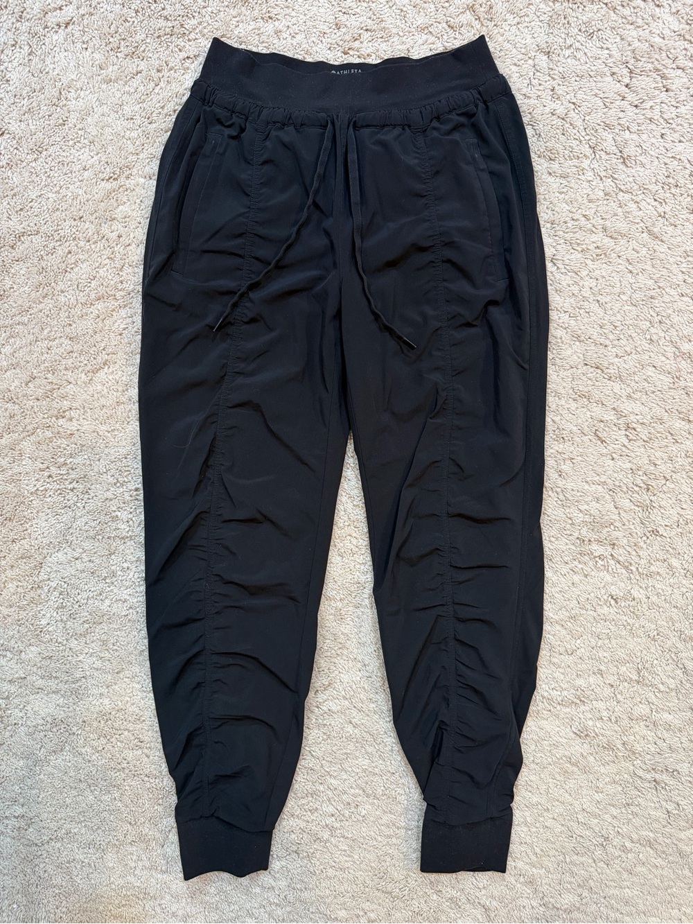 Athleta Women's Black lined Jogger Pants